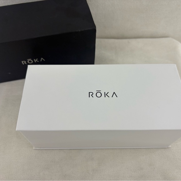 Roka Men’s Matte Black Sunglasses with Yellow Mirrors polarized NIB size 56 - Picture 2 of 13